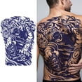 thumbnail image 3 of Tatuajes Marcador Corporal Pegatinas Tatuaje Patrón Espalda Completa para Adultos Y, 3 of 9