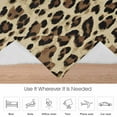 thumbnail image 6 of Abstract Brown Leopard Print Flannel Blanket for Bed,Travel and Camping, Impressionist Style Super Soft Cozy Blanket for All Seasons 60"x80", 6 of 7