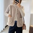 thumbnail image 2 of TIANZEN Shearling Vest Winter Warm Lined Sleeveless Jacket Cozy Teddy Stand Collar Outerwear For Cold Weather Half Zip Vest Quilted Riding Jacket Vest Zip, 2 of 5