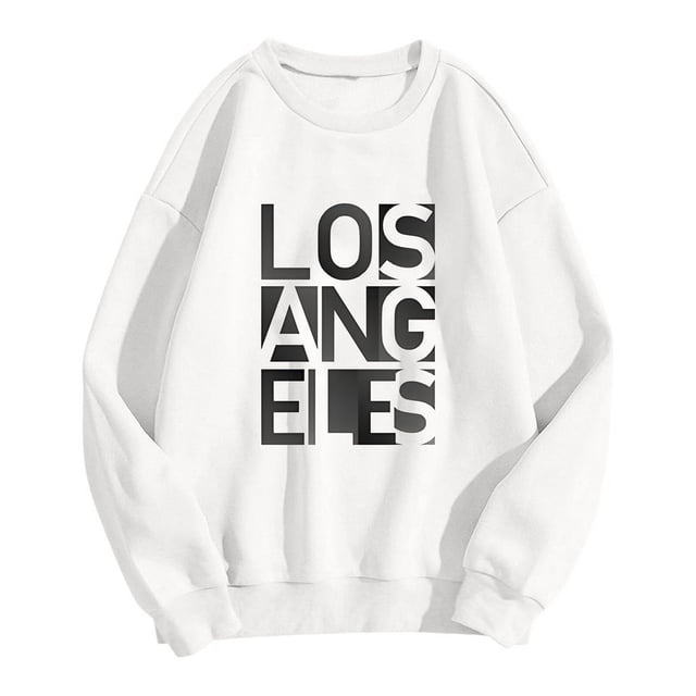 OUSITAID Femmes Mode Sweat-Shirts Cou Pull Mignon à Manches Longues Tops Sweat à Capuche