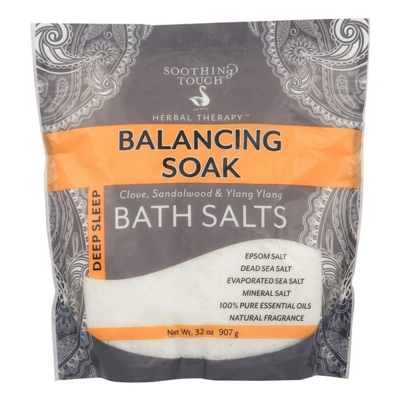 SOOTHING TOUCH, BATH SALTS,BALANCING SOAK 32 OZ