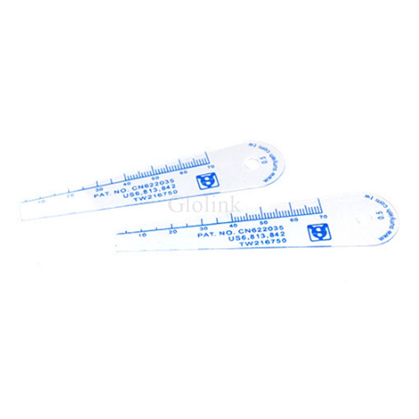0.05-2.0mm Thickness Plastic Feeler Gauge Gap Filler Measuring Tool with PVC Sheet gap gauge