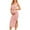 Orange Pink, variant on Ekouaer Women Sleeveless Tank Maternity Dress Ribbed Knit Pregnancy Midi Dress Ruch Side Stretchy Pregnancy Clothes Dirty Pink
