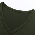 thumbnail image 6 of SBYOJLPB Women'S Short Sleeve V-Neck Shirt Women'S Fashion Short Sleeve V-Neck Tops Working Uniform Christmas Printing with Pocket Blouse Tops Clearance, 6 of 9