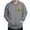 Graphite Gray, variant on CafePress - Gingerbread House Zip Hoodie - Zip Hoodie, Classic Hooded Sweatshirt with Metal Zipper