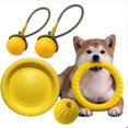 thumbnail image 2 of Discos voladores de entrenamiento para mascotas, anillo Extractor de juguetes para perros grandes y grandes, resistente a las mordeduras, bola para masticar, juguete flotante para cachorros, suministr qym unisex, 2 of 2