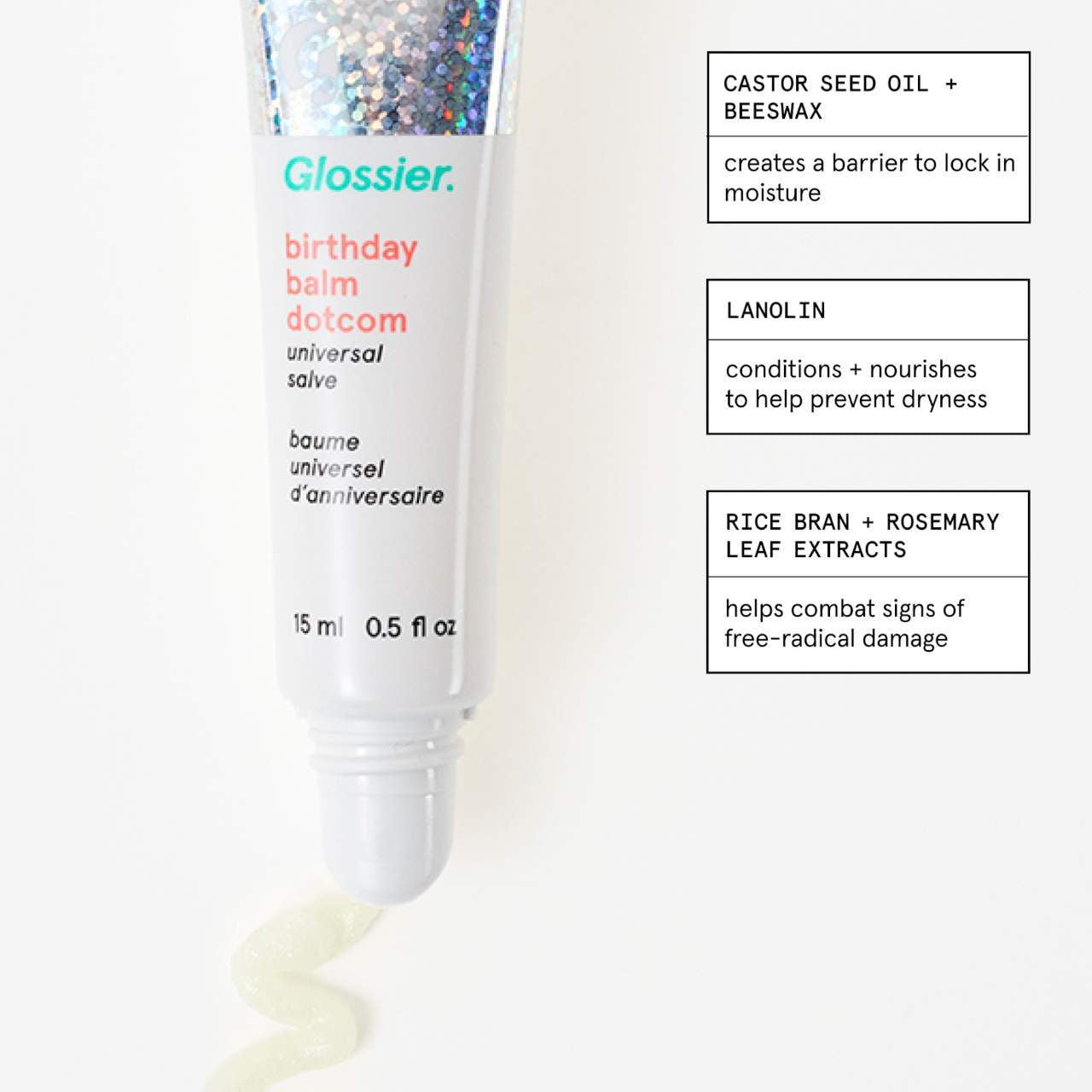 Glossier Balm Dotcom Lip Balm and Skin Salve Color: Strawberry Size: N/A