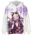 thumbnail image 2 of Demon Slayer Novelty Hooded for Men Women Boys Girls Pullover Anime Character Sweatshirt, 2 of 6