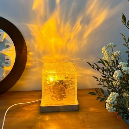 

Rotating Water Ripple Night Light Rotating Water Pattern Night Light