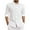 White, variant on Wdfiry Shirts for Men Solid Color Plus Size Button Shirts Casual Turn-down Collar Long Sleeve Lightweight Tops