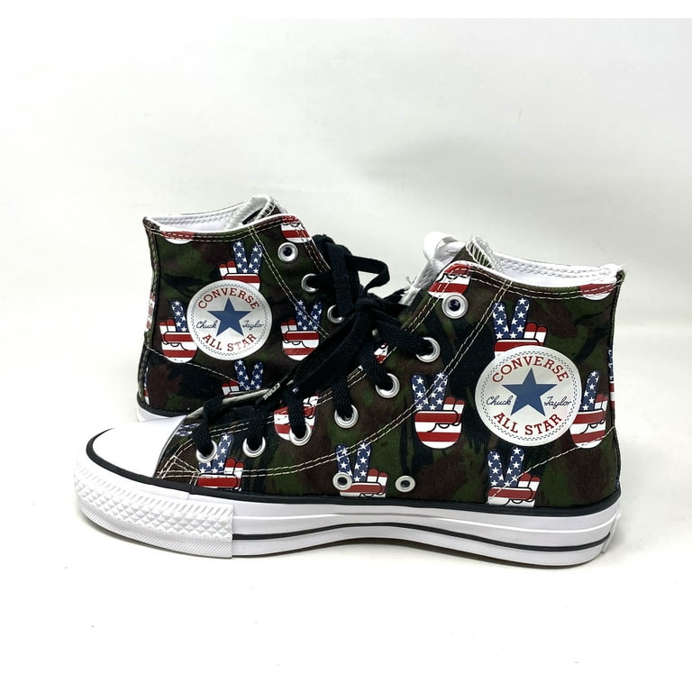 Converse Ctas Pro All Star High Top Green Navy Canvas Sneakers Men's Size A02413C -