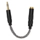 thumbnail image 1 of Cable de conversión de auriculares hembra equilibrada de 44 mm a macho estéreo de 35 mm compacto que reduce el efecto estetoscópico Cable de conversión de auriculares para, 1 of 7