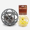 thumbnail image 4 of Cat Ball Toy Squeaky Plastic Hollow Pet Interactive Toy Kitten Play Toy for Home, 4 of 8