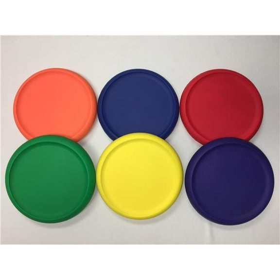 8.75 Inch Soft and Friendly Flying Disc - Set of 6 Colors