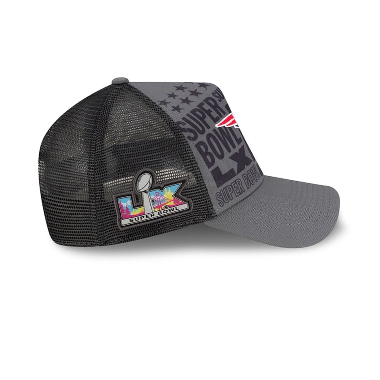 【新品】Super Bowl LIX 9FORTY 公式キャップ ブラック Men's New Era Charcoal New England Patriots Super Bowl LX 9FORTY A