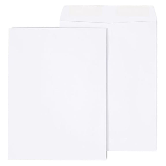 486949 Gummed Catalog Envelopes 9-Inch L X 12-Inch H White 250/Box (486949R)