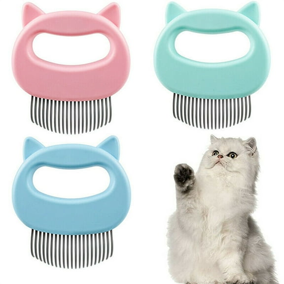 FZFLZDH Pet Comb Cat Dog Cleaning Massage Shell Comb Grooming Hair Removal Shedding Brush