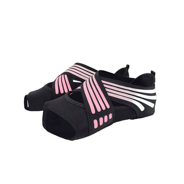Zapatillas de Yoga para Mujer: Zapatillas de Ballet Transpirables y Antideslizantes con Suela Antideslizante para Pilates, Yoga y Ejercicios en Interiores. Talla M.
