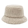 thumbnail image 6 of Kiplyki Teddy Style Lambs Wool Bucket Hat Cute Girls Outdoor Sports Fisherman Cap For Women Casual Winter Warm Hat, 6 of 6