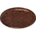 thumbnail image 3 of 29 7/8"OD x 1 3/8"P Fairfax Ceiling Medallion, Hand-Painted Copper Penny, 3 of 6