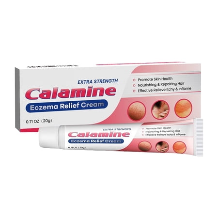 aneralied Calamine Skin Moisturizer Anti-Itch Cream, Anti-Itch Skin Cream, 0.71 oz