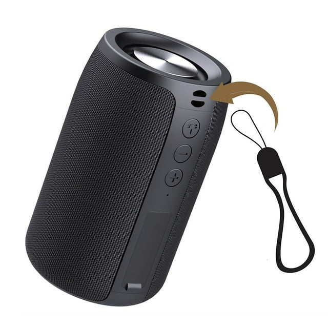Escape - Haut-Parleur Sans Fil, Bluetooth 5.0, Résistant à l'Eau, Noir