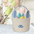 thumbnail image 5 of Mgcok Easter Bunny Basket Long Ears Bunny Storage Basket Tote Bag Easter Eggs Storage Basket Kids Gift Storage Tote Bag, 5 of 6