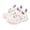 a-19Pink7, variant on Toddler Kids Boys Girls Hook And Loop Color Block Mesh Walking Shoes Anti Collision Toe Grippy Sole Breathable Casual First Walk Sneakers Casual Shoes 18-21 Months