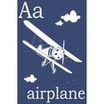 thumbnail image 3 of Marmont Hill "A for Airplane" by Karen Zukowski Painting Print on Wrapped Canvas, 3 of 5