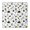 White Cow Lollipop, variant on White Cow Black Spot Couple Pattern Square Fitted Tablecloth with Elastic Edge,Square Table Cover,Washable Elastic Table Cover for Home Kitchen Party Decor 34"x34"