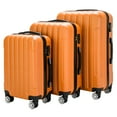 thumbnail image 2 of YYAo Luggage Set, Suitcase Set, Travel Luggage,3-In-1 Multifunctional Large Capacity Traveling Storage Suitcase Luggage Set Orange, 2 of 8