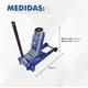 thumbnail image 3 of Gato Hidraulico de patin HANTEC doble pistón Perfil Bajo 3.5 Toneladas Hantec Herramienta Automotriz, 3 of 8