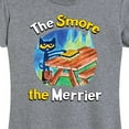thumbnail image 3 of Pete The Cat - The Smore The Merrier - Women's Short Sleeve Graphic T-Shirt, 3 of 6