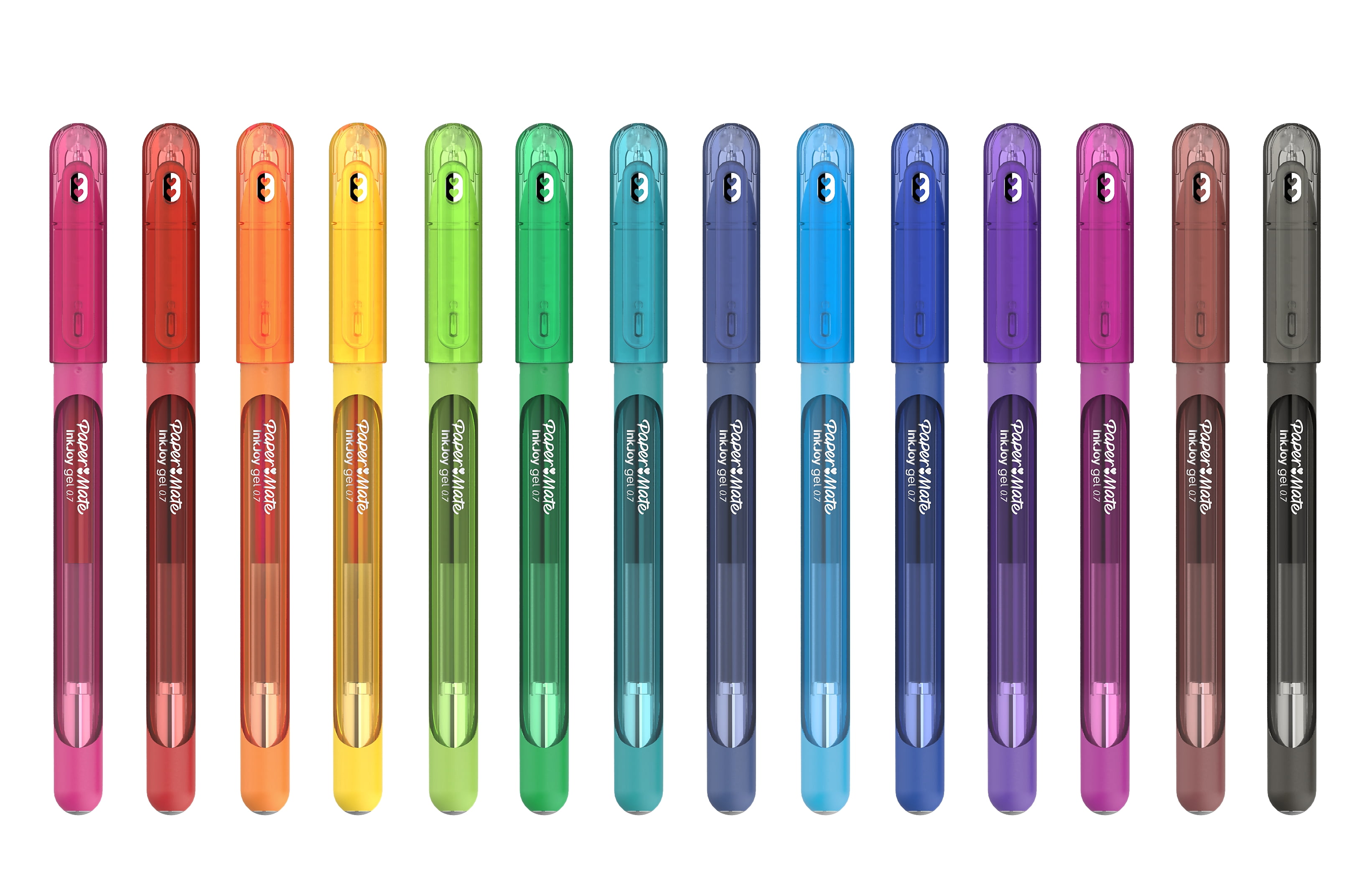 PaperRite Assorted Color Gel Pens - Pack of 8 — AllGoods
