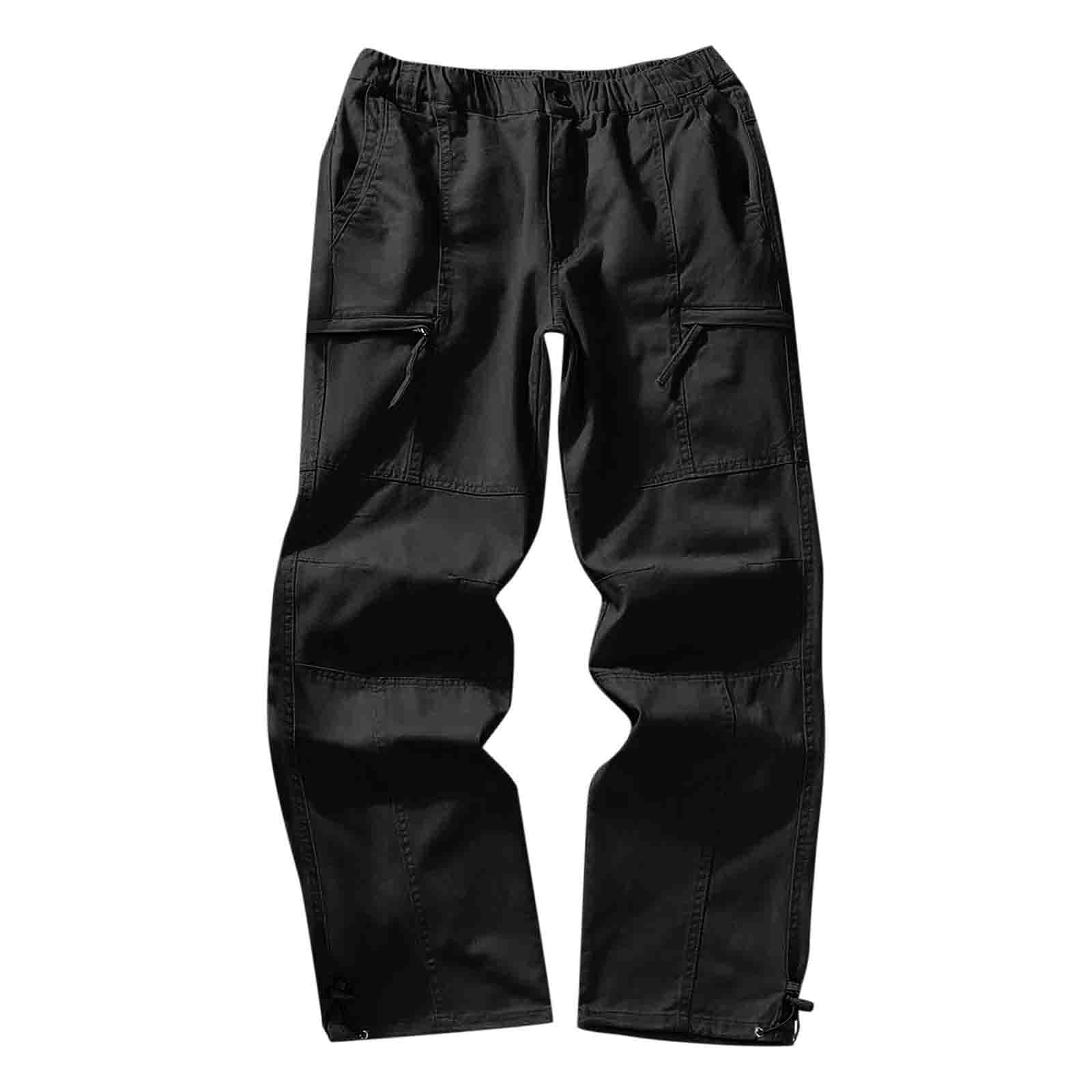 LEEyWorld Mens Cargo Pants Men's Casual Cargo Pants Joggers Sports
