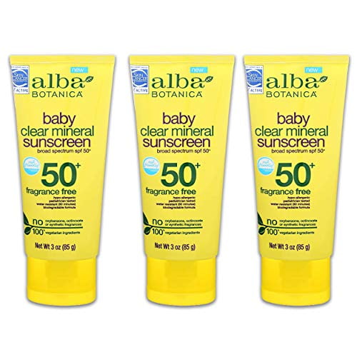 Alba Botanica Baby Sunscreen 3oz 3 Pack Bundle Spf 50 Frangrance Free Broad Spectrum Kids Sunscreen Alba Botanica Clear Mineral Sunscreen Walmart Com Alba Botanica Baby Sunscreen 3oz 3 Pack Bundle Spf 50 Frangrance Free Broad Spectrum Kids Sunscreen Alba Botanica Clear Mineral Sunscreen Walmart Com