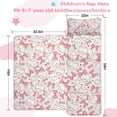thumbnail image 5 of Pink Baseballs with Bows Pattern Toddler Nap Mats for Kids Preschool,Sleeping Mat Bag or Kids,Toddler Sleeping Bag,Toddler Nap Mat or Daycare, 5 of 6