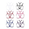 thumbnail image 4 of TureClos Sujetador de arnés para mujer Material premium elástico erógeno Ductilidad sin copa Romántica Firmeza de aire Apasionado Diseño único Lencería royalblue TureClos JD733114962, 4 of 6