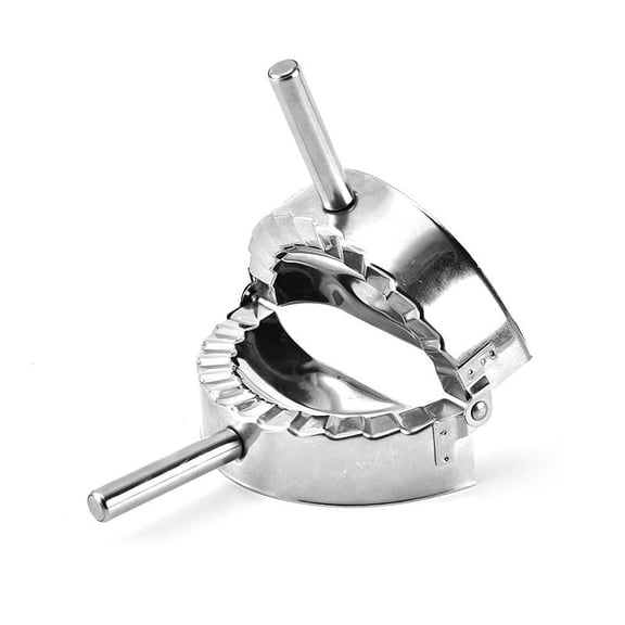 Large Stainless Steel 2-in-1 Dumpling Maker (Cutter/Mold) For Empanada, Ravioli