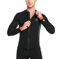 thumbnail image 4 of 3mm Diving Jacket Good Elasticity Two-piece Long Sleeve Style Breathable Skin Friendly Swimsuits Smooth Leather Edging Wetsuit Men Black L, 4 of 8