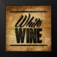 thumbnail image 2 of Grey, Jace 20x20 Black Modern Framed Museum Art Print Titled - White Wine B2, 2 of 5