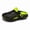 Deep Green, variant on Men's Thick EVA Sole Clogs with Plush Trim & Breathable PU Upper - Neon Green Accent Slip-On Shoes, - Comfortable Footwear Suitable for, Outdoor, Casual Wear - Durable EVA