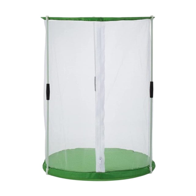 Jaula de malla de mariposa jaula transparente de malla fácil de observar la exploración portátil 30 cmx40cm