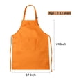 thumbnail image 3 of 1PC Children Chef Apron Front Pocket Boys Girls Apron Kitchen Craft Kids Apron Painting Cooking Child Pinafore with Kitchen Hat Sets, 3 of 7
