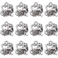 thumbnail image 6 of 1 Box Tibetan Style Alloy Charms Cadmium Free & Lead Free Heart Antique Silver 12.5x12.5x1.5mm Hole: 1.8mm 200pcs/box, 6 of 9