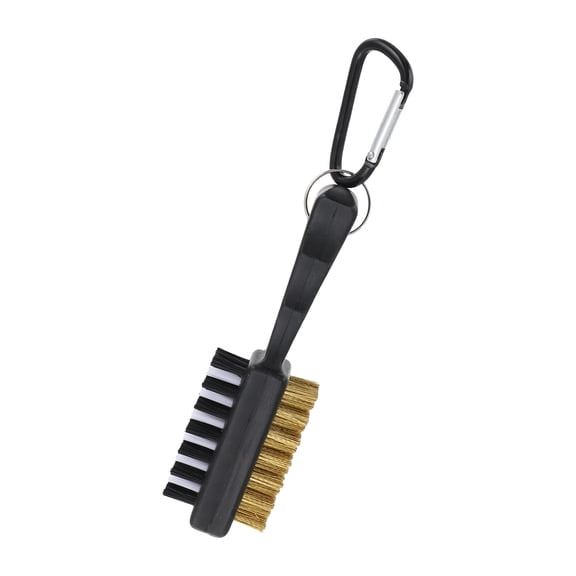Golf Double Sided Brush Golfing Club Head Scrubber Cleaner Cleaning Golfs Detergent Clubs Tool Retractable