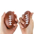 thumbnail image 3 of HEVIRGO Decompression Toy Oval Shape Anti-stress Compact Football Squeeze Stress Ball for Kids,A, 3 of 10