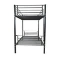 thumbnail image 5 of Zimtown Metal Bunk Bed with Ladder for Kid's Room,Twin Black, 5 of 8