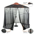 thumbnail image 5 of Classic Accessories Water-Resistant 9 Foot Universal Round Patio Umbrella Insect Screen Canopy, 5 of 8
