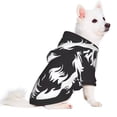 thumbnail image 2 of Fotbe Floral Cow Silhouette Sudadera con Estampado para Perros Pequeños – Suéter con Capucha para Mascotas, Tela Suave de Forro Polar con Bolsillo-XX-Large, 2 of 7